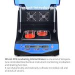Incubating Orbital Shaker,Lab Incubator Shaker,Temp R.T.+5~60℃,Shaking Stroke Orbit 20mm Circle Rotation,Speed 50~300rpm,Tray PP-4,DIS-60-PP4
