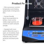 Incubating Orbital Shaker,Lab Incubator Shaker,Temp R.T.+5~60℃,Shaking Stroke Orbit 20mm Circle Rotation,Speed 50~300rpm,Tray PP-4,DIS-60-PP4