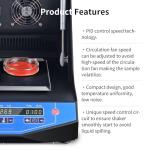 Incubating Orbital Shaker,Lab Incubator Shaker,Temp R.T.+5~60℃,Shaking Stroke Orbit 20mm Circle Rotation,Speed 50~300rpm,Tray PP-4,DIS-60-PP4