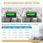 Bonvoisin 20L Liquid Nitrogen Container, LN2 Tank Cryogenic Dewar, Aluminum Alloy Semen Tank with 6 Canisters Carry Bag