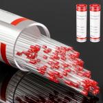Reallnaive 200 Pcs Glass Capillary Tubes 75 mm Micro Pipette Capillary Transfer Tube with 1.1 ID and 1.5 OD for Lab TLC Spotting