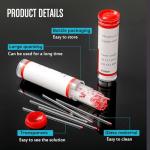 Reallnaive 200 Pcs Glass Capillary Tubes 75 mm Micro Pipette Capillary Transfer Tube with 1.1 ID and 1.5 OD for Lab TLC Spotting