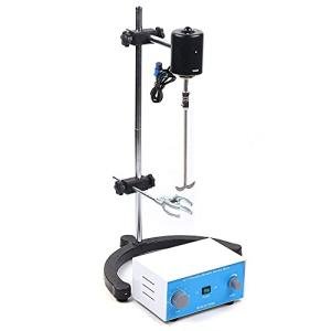 Overhead Stirrer Mixer Laboratory Electric Overhead Stirrer, Stirring Rod and Stainless Steel Stand, Maximum Speed 3000RPM, Powerful Professional Mixer for Laboratory School Home