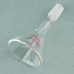 stonylab Borosilicate Glass Powder Funnel, Short Neck, 14/20 Joint Size, 50 mm Diameter