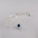 stonylab Borosilicate Glass 250 ml Heavy Wall Conical Separatory Funnel with 24/29 Joints and PTFE Stopcock, 250 ml