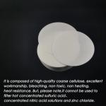 HeyWin Filter Paper Chemistry,18cm,pack of 100,Used in Laboratories for Filtering Solutions and Qualitative Analysis (100)