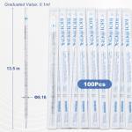 Serological Pipette, 5mL(Purple), Sterile Individually Wrapped, Pack of 100