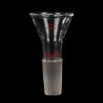 Glass Funnel,Glass Short Stem Powder Funnel with 50 mm Top Diameter and 24/40 Inner Joint Filter Funnel for Lab Hjpzrui