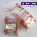 15ml Conical Centrifuge Tubes,25-Pack Sterile Polypropylene Test Tubes with Leak-Proof Screw Caps & Graduated Marks for Lab Use (15mL-25Pcs)