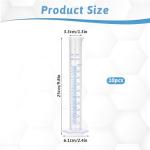 100ml Graduated Cylinder Plastic Transparent Measuring Cylinder, 2-Sided Marking Clear Plastic Cylinder Lab Cylinders Science Measuring Cylinder for Home School Laboratory Supplies(10 Packs)