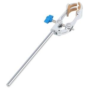stonylab 4 Prong Adjust Swivel Clamp, Sturdy 4 Prong Multipurpose Extension Clamp with 80 mm Max Opening, Lab Accessory