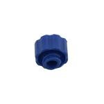 Ruiwaer 50PCS Easy Grip Syringe Tip Cap Syringe Tip Caps No Needle Luer Lock Cap for Feeding Tubes Lab Supplies, Blue