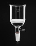 250ml Borosilicate Glass Buchner Funnel with Vacuum Tubulation
