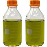 Pyrex 1000ml Round Media Storage Bottles - 2 Pack