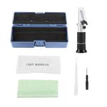 Portable Hand Held Grape and Wine Alcohol Refractometers 0 25% Vol 0 40% brixs 0 22 Baume, brixs Refractometer, brixs Refractometer, Portable Hand Held Grape and Wrefractometer Salinity Tester saltw