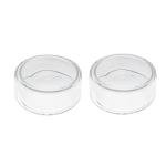 Deschem 35mm Borosilicate Glass Petri Dishes - 2 Sets