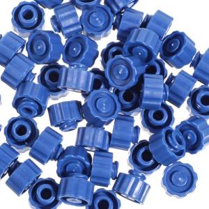 50 Pcs Syringe Tip Caps Syringe Caps No Needle Luer Lock Cap Easy Grip Syringes Tip Cap for Feeding Tubes Lab Supplies
