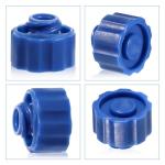 50 Pcs Syringe Tip Caps Syringe Caps No Needle Luer Lock Cap Easy Grip Syringes Tip Cap for Feeding Tubes Lab Supplies