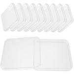 GLEAVI 10pcs Disposable Petri Dishes with Lid Small Petri Plates for Laboratory Use Transparent Plastic Culture Dish for Cell Culture and Experiments