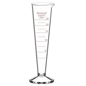 25ml Borosilicate Graduated Cylinder with Pour Spout