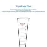 25ml Borosilicate Graduated Cylinder with Pour Spout