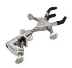 EISCO Universal 3-Prong Retort Clamp with Grip