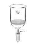 250ml Borosilicate Glass Buchner Funnel with Vacuum Tubulation