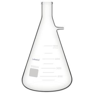 Heavy Wall Borosilicate Glass Filtering Flask, 5000 ml