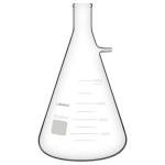 Heavy Wall Borosilicate Glass Filtering Flask, 5000 ml