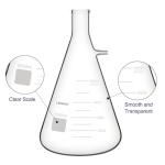 Heavy Wall Borosilicate Glass Filtering Flask, 5000 ml