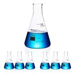 5.1oz Narrow-Mouth Glass Erlenmeyer Flask Set