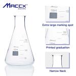 5.1oz Narrow-Mouth Glass Erlenmeyer Flask Set