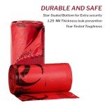 McKesson Red Biohazard Waste Bags, 250 Count