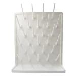 YTFLOT Wall-Mount Lab Drying Rack with 27 Pegs