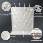 YTFLOT Wall-Mount Lab Drying Rack with 27 Pegs