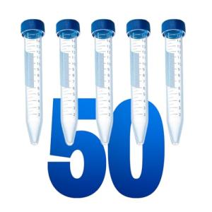 Polypropylene Centrifuge Tubes with Blue Screw Caps