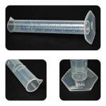 Bociloy 3-Pack 25ml Transparent Measuring Cylinders