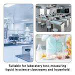 Bociloy 3-Pack 25ml Transparent Measuring Cylinders