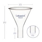 Heavy-Duty Borosilicate Glass Powder Funnel