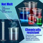 Graduated Cylinder and Beaker Set for Labs