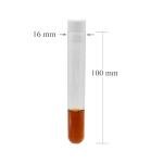 50 Plastic Test Tubes with Rack and Caps