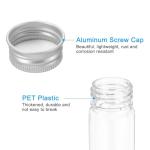 80ml Plastic Test Tubes with Screw Caps - 6 Pack
