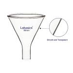 Heavy-Duty Borosilicate Glass Powder Funnel