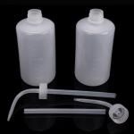 6-Pack 500ml Plastic Safety Wash Bottles