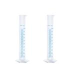 100ml Plastic Graduated Cylinders - 2-Pack