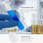 15 mL Round Bottom Centrifuge Tubes – 100 Pack