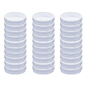 30 Pack Thick Plastic Petri Dishes with Lids
