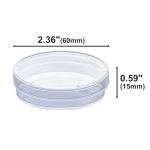 30 Pack Thick Plastic Petri Dishes with Lids