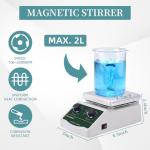 Magnetic Stirrer Hot Plate with Stir Bar, 200W