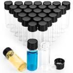 30PCS 4ml Clear Glass Vials with Screw Caps